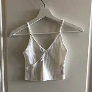 White crop top